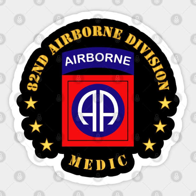 82nd Airborne Division - Medic Sticker by twix123844